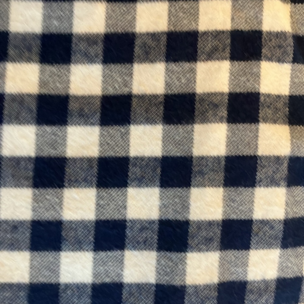 Vineyard Vines navy and white checked flannel dress - Picture 5 of 5